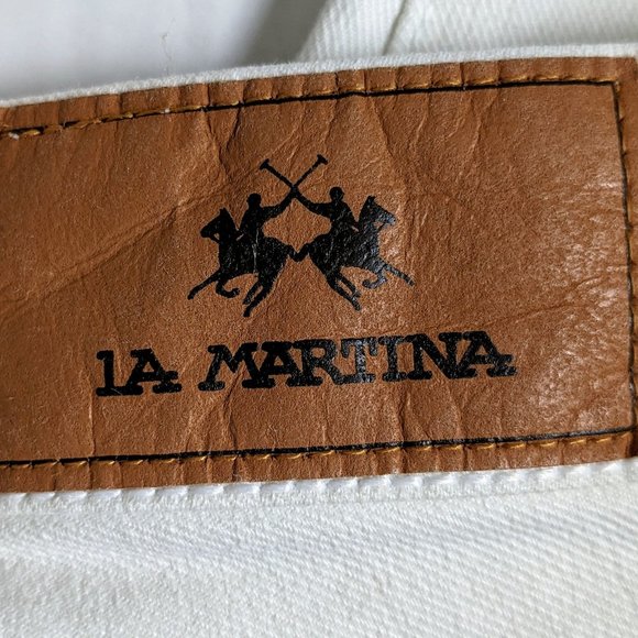LA MARTINA Women's Straight Leg Jeans Size 26 White NWOT - Picture 7 of 7